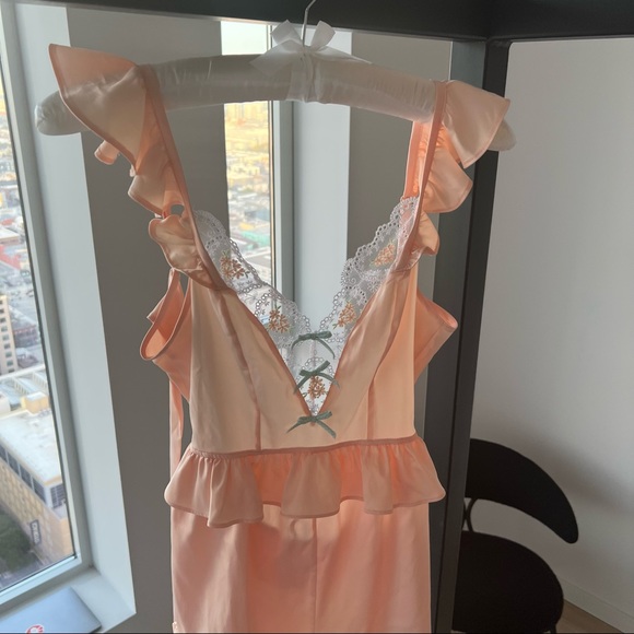 For Love & Lemons Mabel Heart Romper - Picture 10 of 13